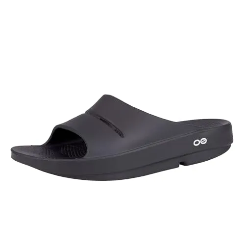 1100 OOFOS OOahh Recovery Slide - Men’s and Women’s Black Size L (10) - Brand New