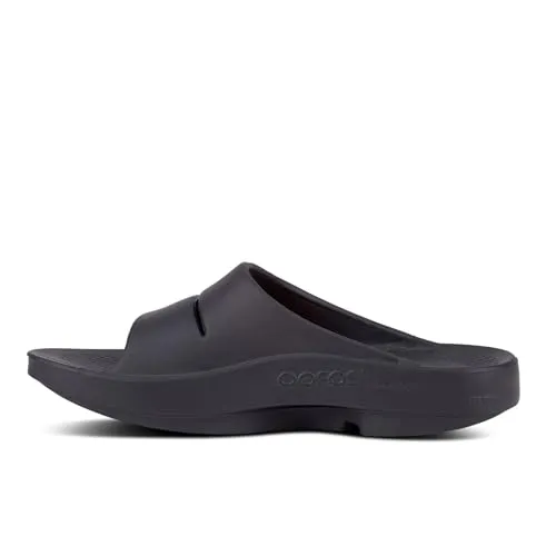 1100 OOFOS OOahh Recovery Slide - Men’s and Women’s Black Size L (10) - Brand New