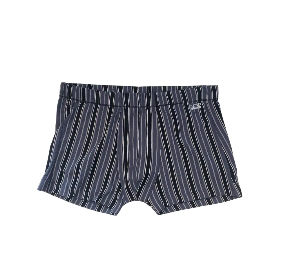 4 x Jockey Mens Skants Trunks Underwear Undies Stripped Grey Multicoloured