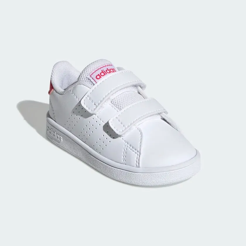 ADIDAS INFANT ADVANTAGE I - WHITE/PINK