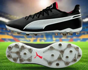 Adult's Football Boots Puma KING ULTIMATE MG White Black