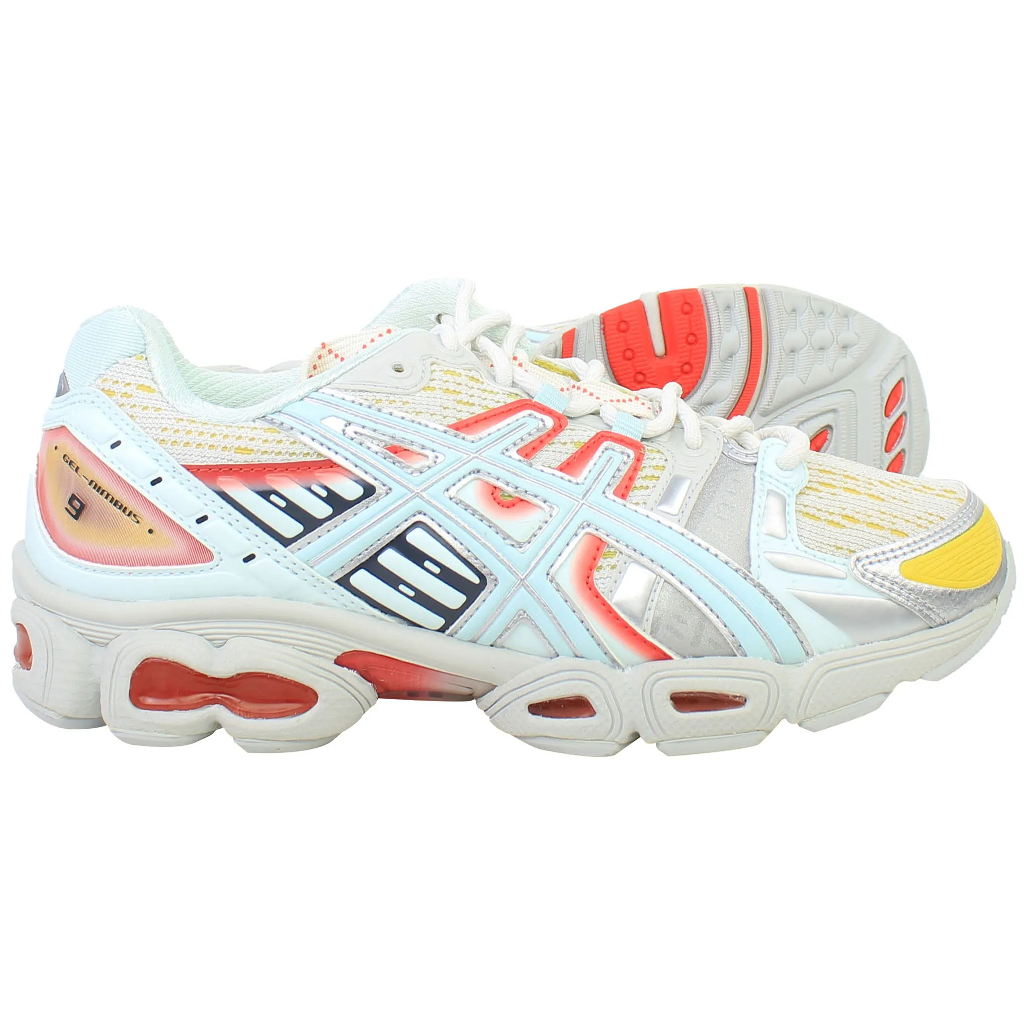 Asics UB5-S Gel-Nimbus 9 Mens Grey Trainers