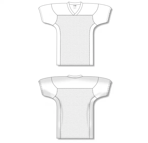 Athletic Knit (AK) F820-000 White Pro Football Jersey