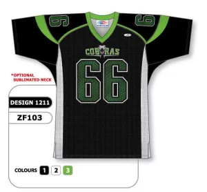 Athletic Knit Custom Sublimated Football Jersey Design 1211