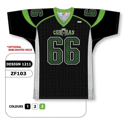 Athletic Knit Custom Sublimated Football Jersey Design 1211