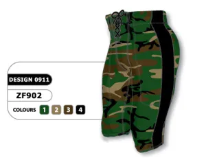 Athletic Knit Custom Sublimated Football Pant Design 0911