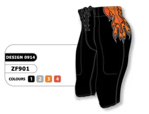 Athletic Knit Custom Sublimated Football Pant Design 0914