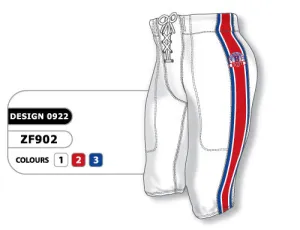 Athletic Knit Custom Sublimated Football Pant Design 0922