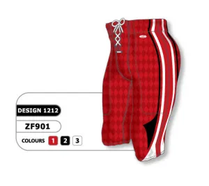Athletic Knit Custom Sublimated Football Pant Design 1212