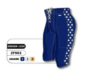 Athletic Knit Custom Sublimated Football Pant Design 1234