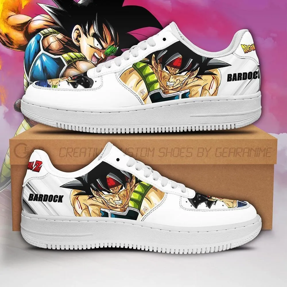 Bardock Air Sneakers Custom Anime Dragon Ball Shoes Simple Style