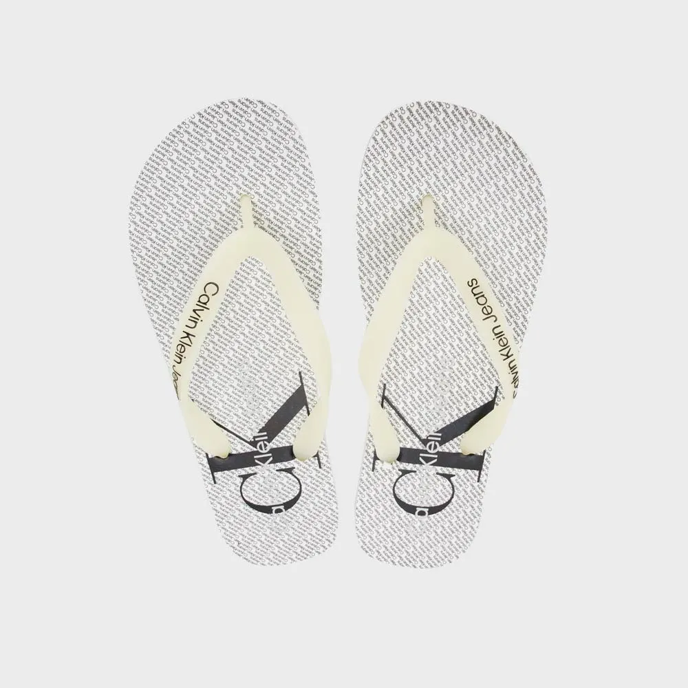 Beach Sandal - White Multi