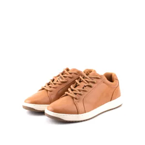 camel active Classic PU Lace Up Men Sneakers Tan HERBERT 822408-RS1SVC-8 TAN