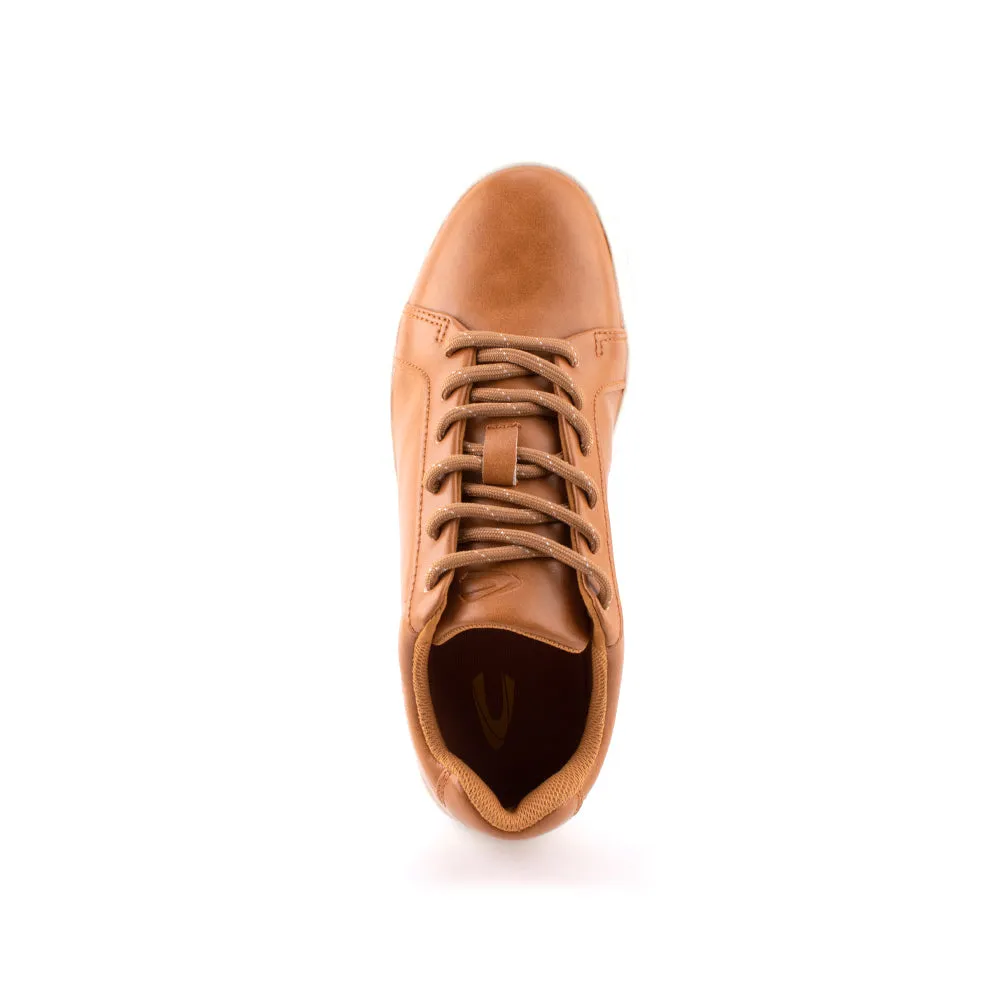 camel active Classic PU Lace Up Men Sneakers Tan HERBERT 822408-RS1SVC-8 TAN
