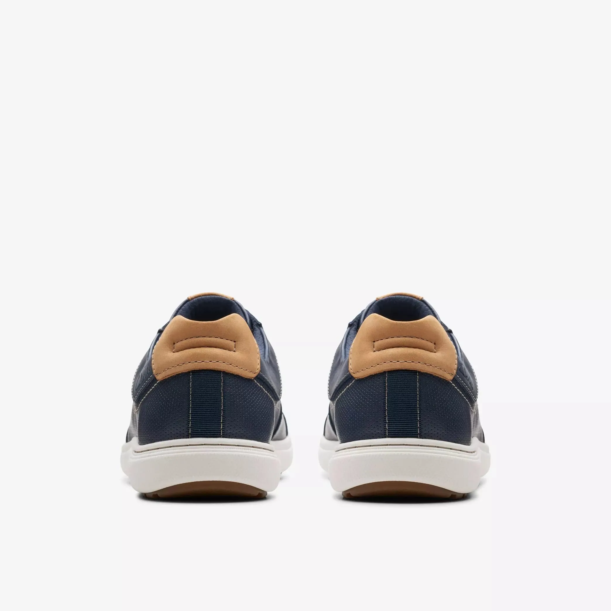 Clarks Men's Mapstone Lace- Navy Leather