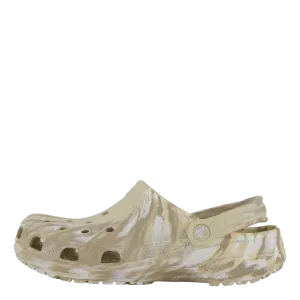 Classic Marbled Clog Bone/multi