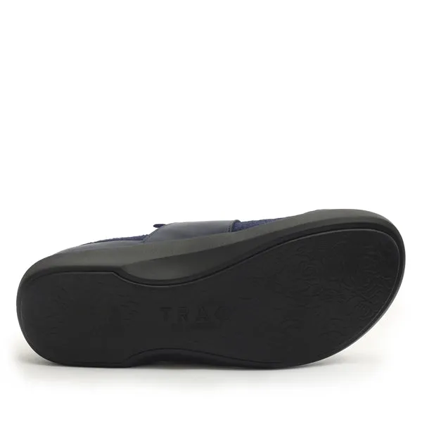 Clearance Alegria Navy Blue Multi Qwik Shoes