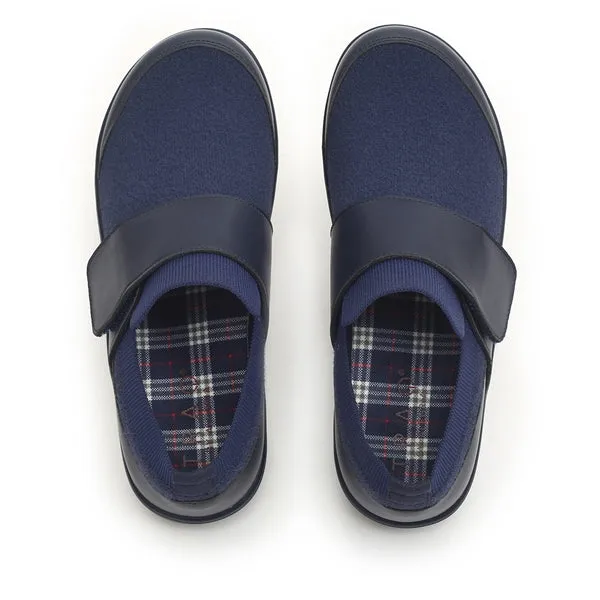 Clearance Alegria Navy Blue Multi Qwik Shoes