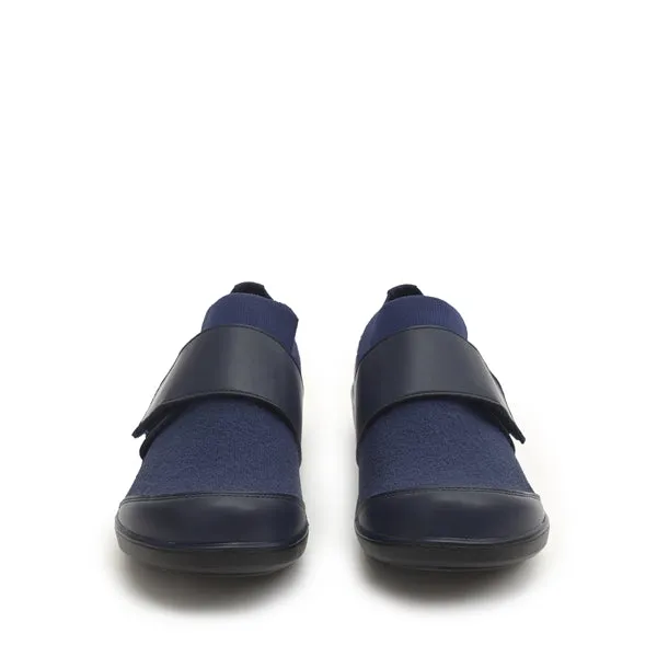 Clearance Alegria Navy Blue Multi Qwik Shoes