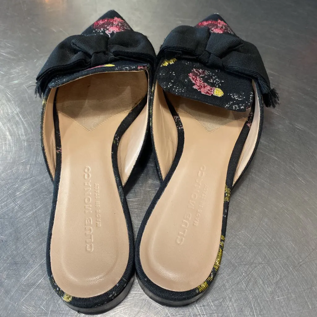 Club Monaco floral mules 39.5