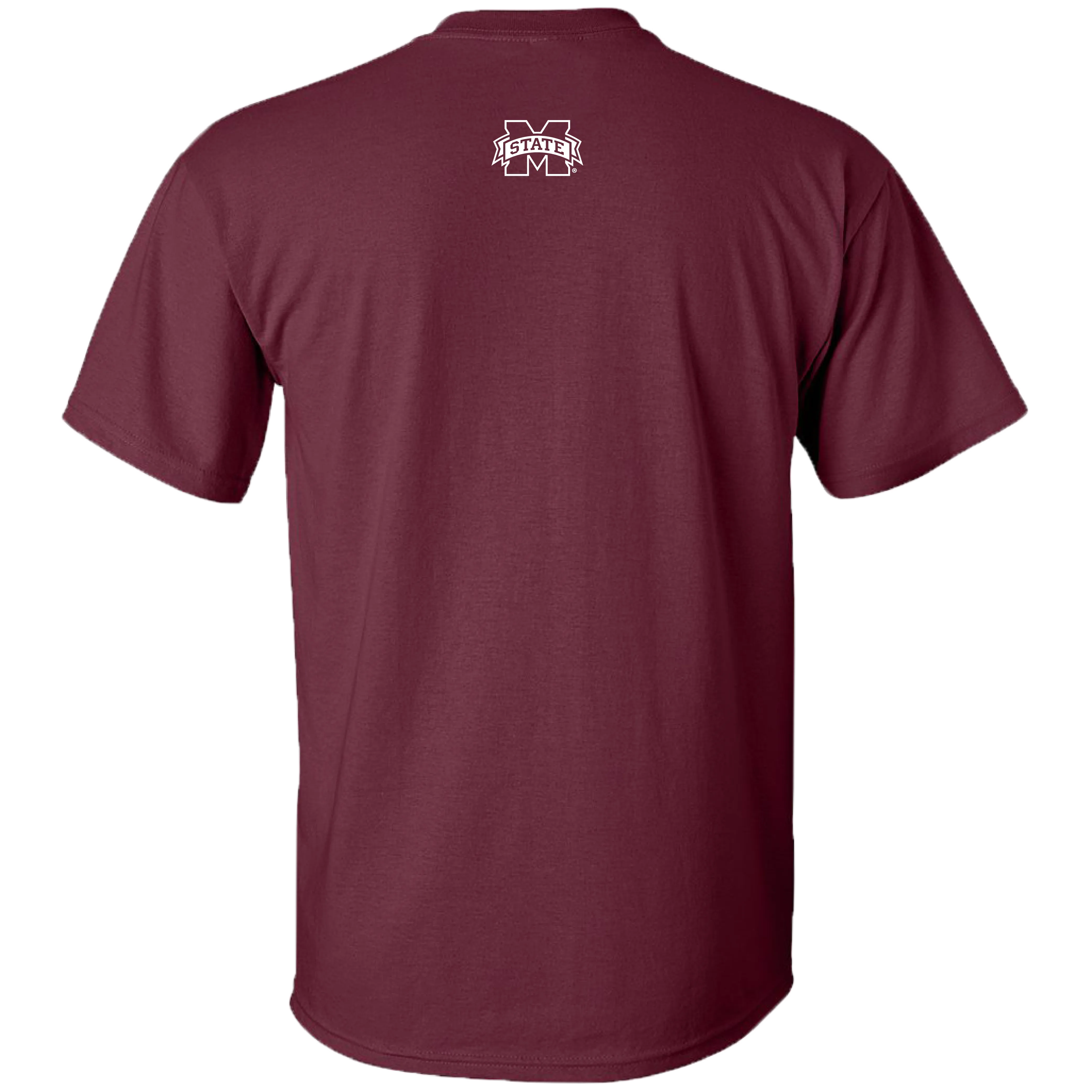 COLLEGE- MSU - 4 - MSU FOOTBALL BOW - MAROON