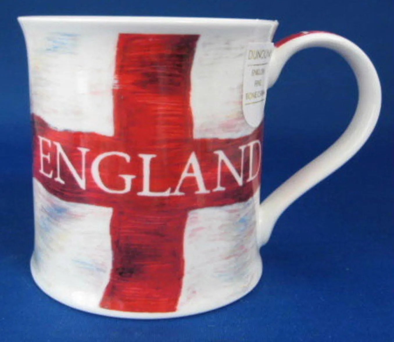 Cross Of St George Mug Dunoon England Flag Red And White English Bone China