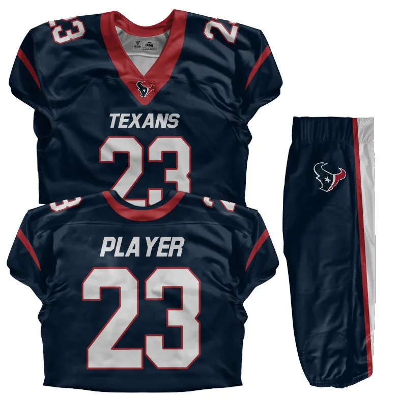 Custom Football Uniform (Youth) - Texans