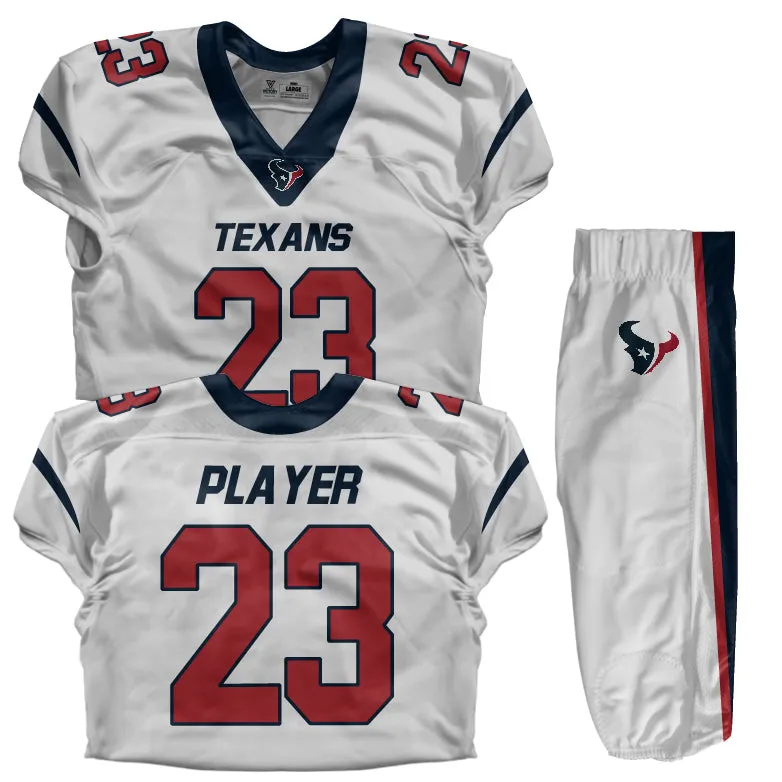 Custom Football Uniform (Youth) - Texans