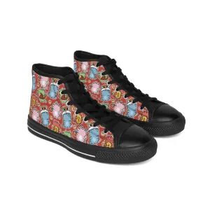 Cute Colorful Dragon Women's Classic Sneakers