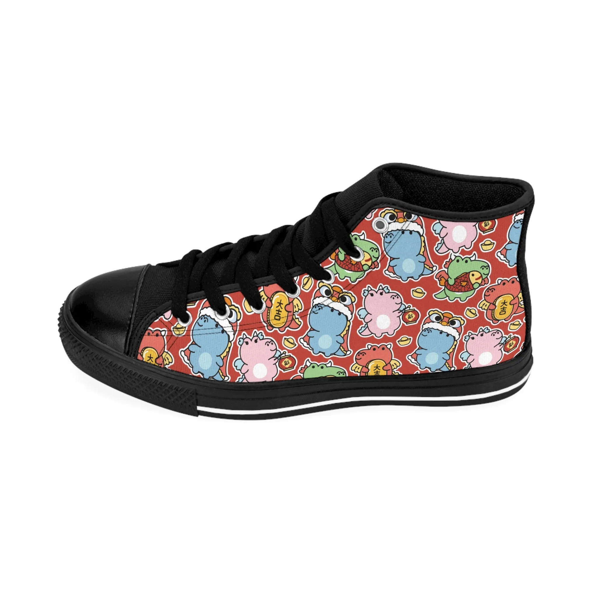 Cute Colorful Dragon Women's Classic Sneakers