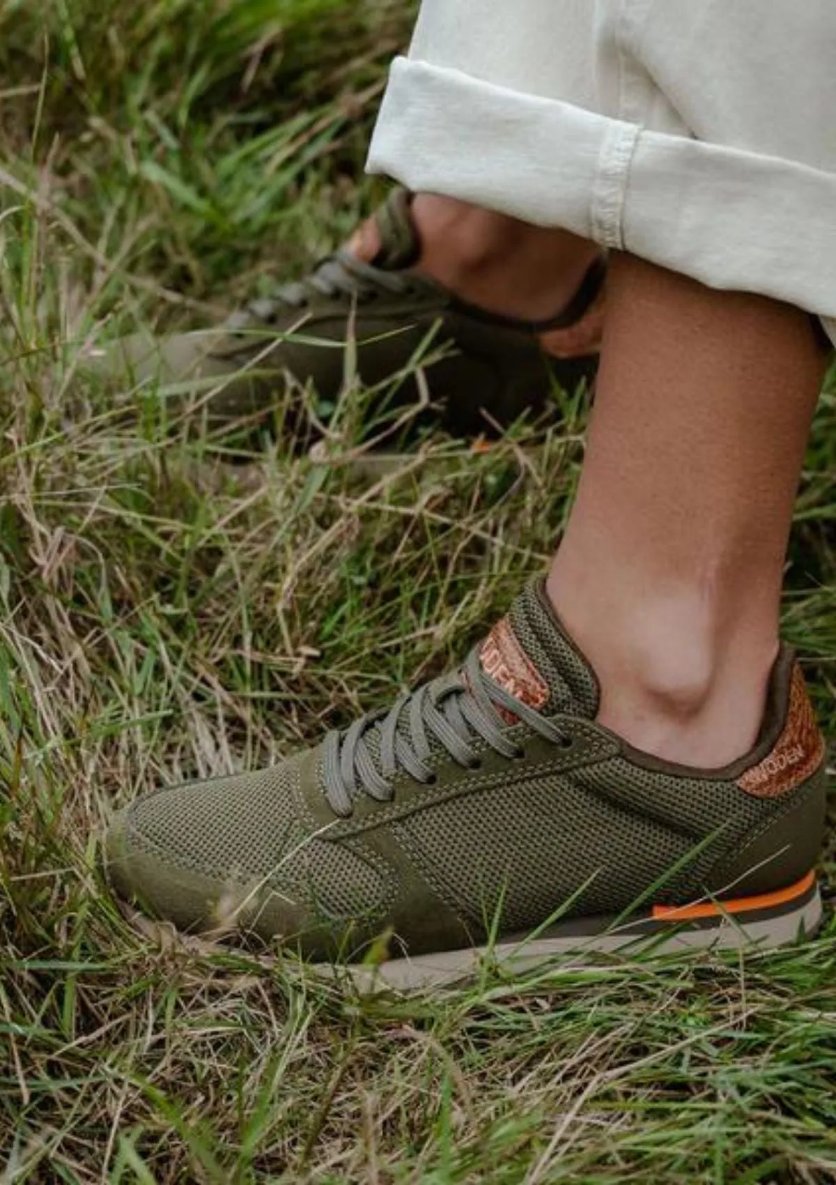 Dark Olive Ydun Icon Sneakers | WODEN