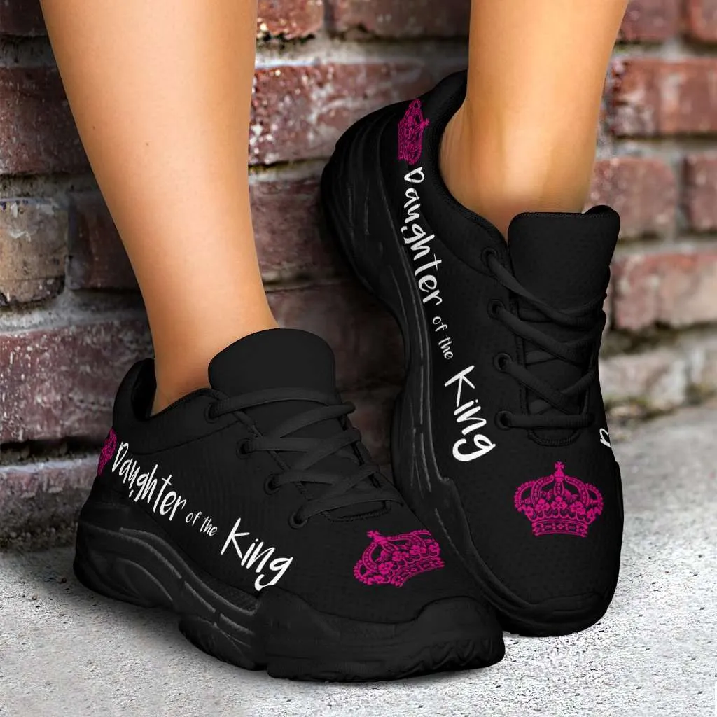 Daughter Of The King God's Princess Bible Verse Inspired Art Mesh Fabric Walking Sneakers