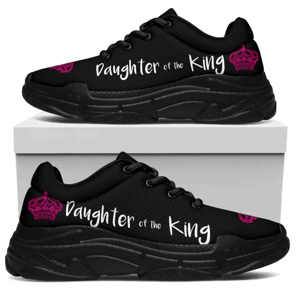 Daughter Of The King God's Princess Bible Verse Inspired Art Mesh Fabric Walking Sneakers