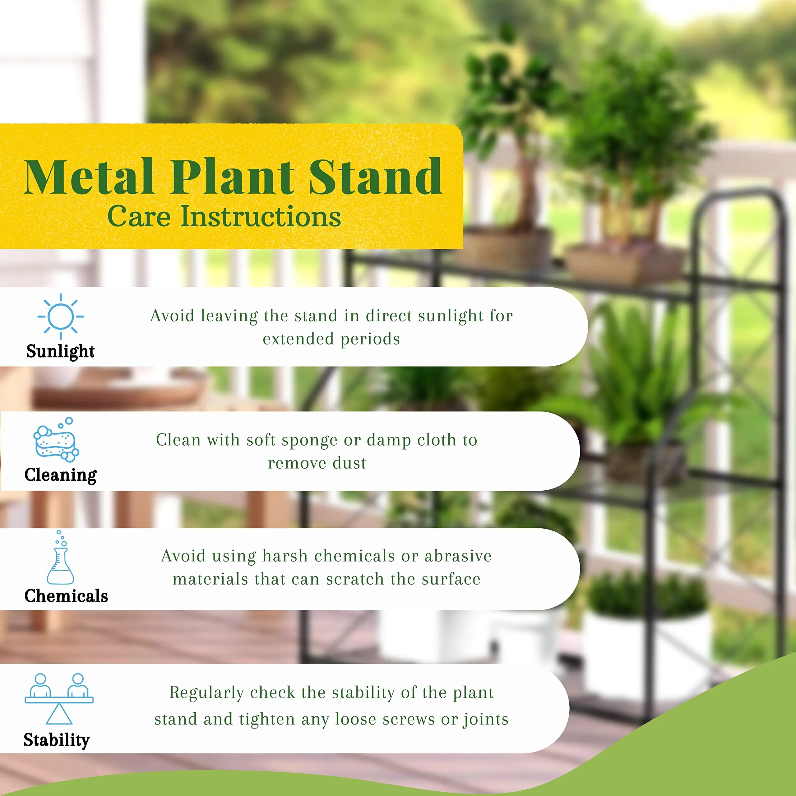 ecofynd Bloom Plant Stand for Balcony, 4 Tier Metal Planter Holder for Living Room, 3 Steps Flower Pot Stand for Multi Plants, Big Rack for Home Indoor Outdoor Garden (PS007-WHT)
