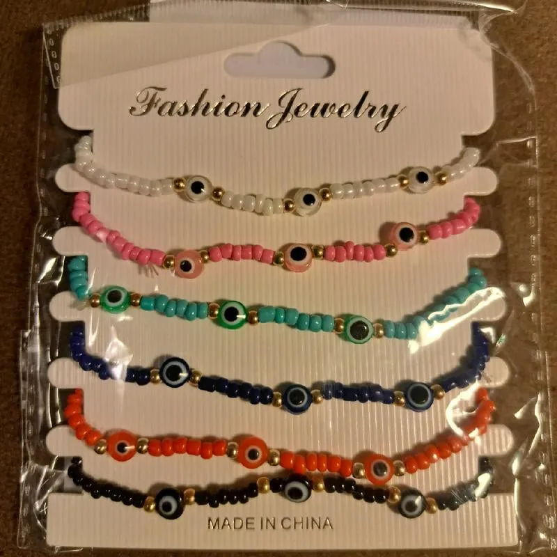 Evileye with Multi Color Beads