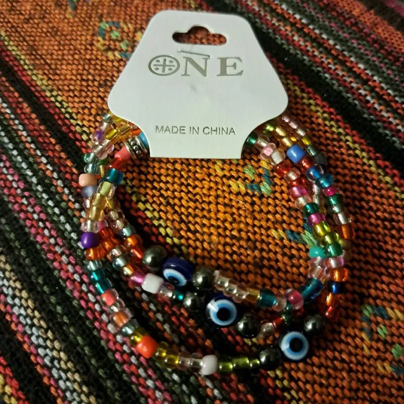 Evileye with Multi Color Beads