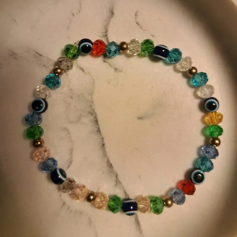 Evileye with Multi Color Beads