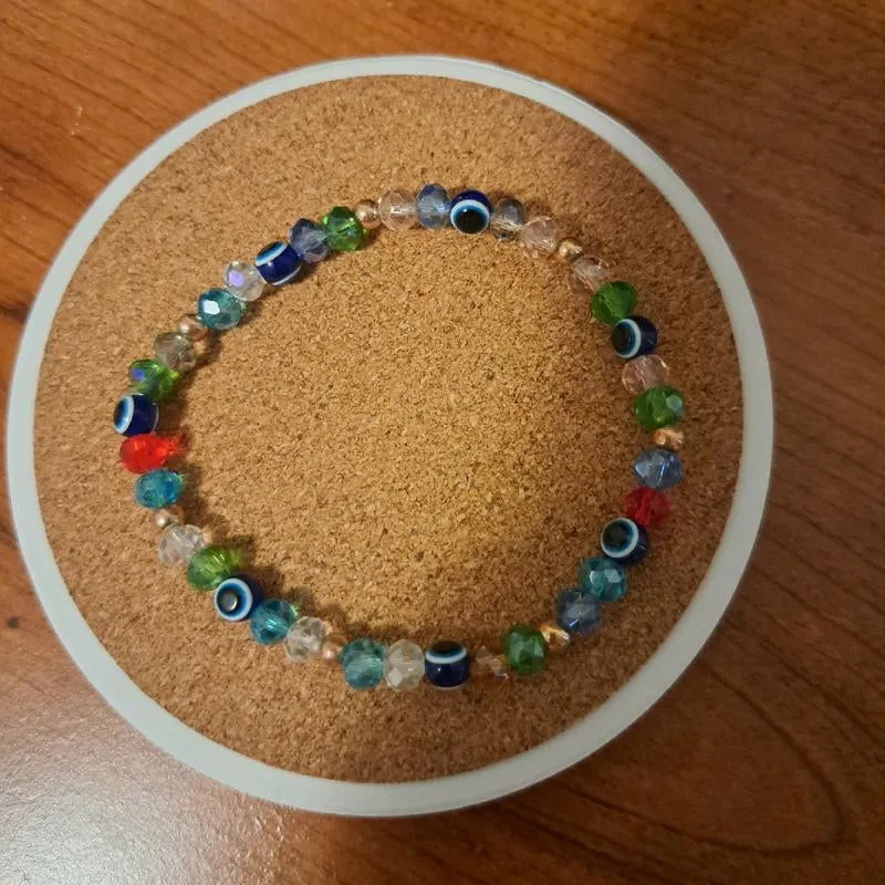 Evileye with Multi Color Beads