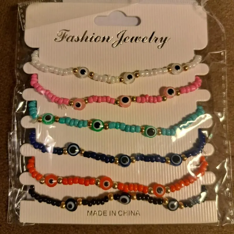 Evileye with Multi Color Beads