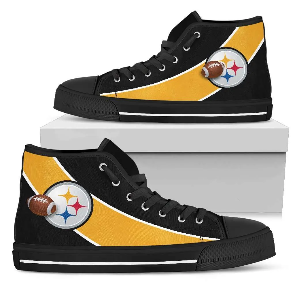 Fan Art Pittsburgh Canvas High Top Shoes