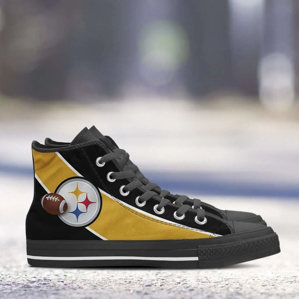 Fan Art Pittsburgh Canvas High Top Shoes