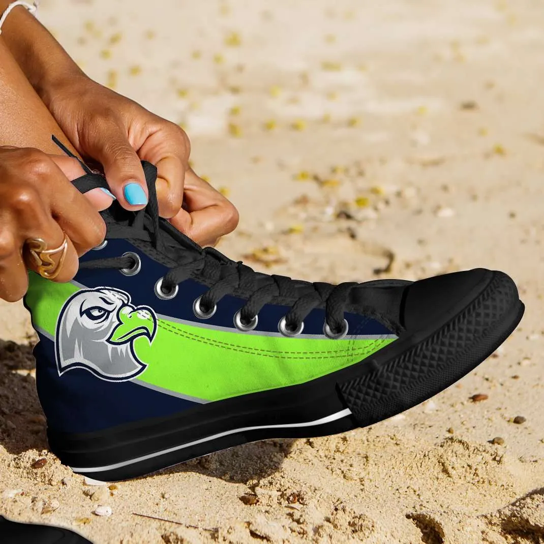 Fan Art Seattle Canvas High Top Shoes