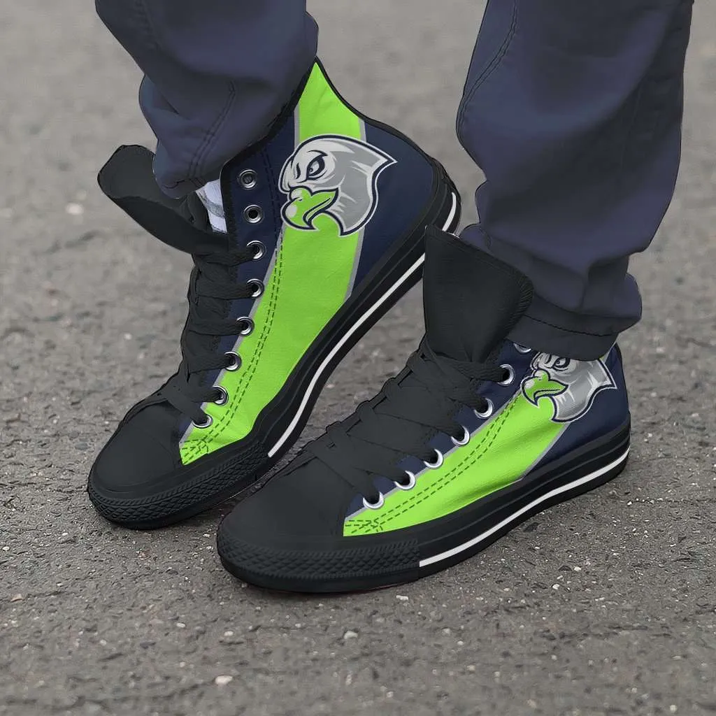 Fan Art Seattle Canvas High Top Shoes