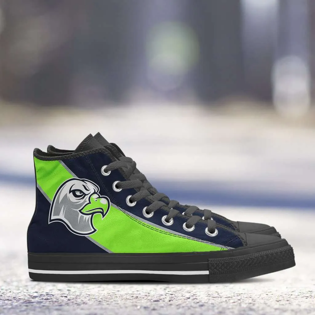 Fan Art Seattle Canvas High Top Shoes