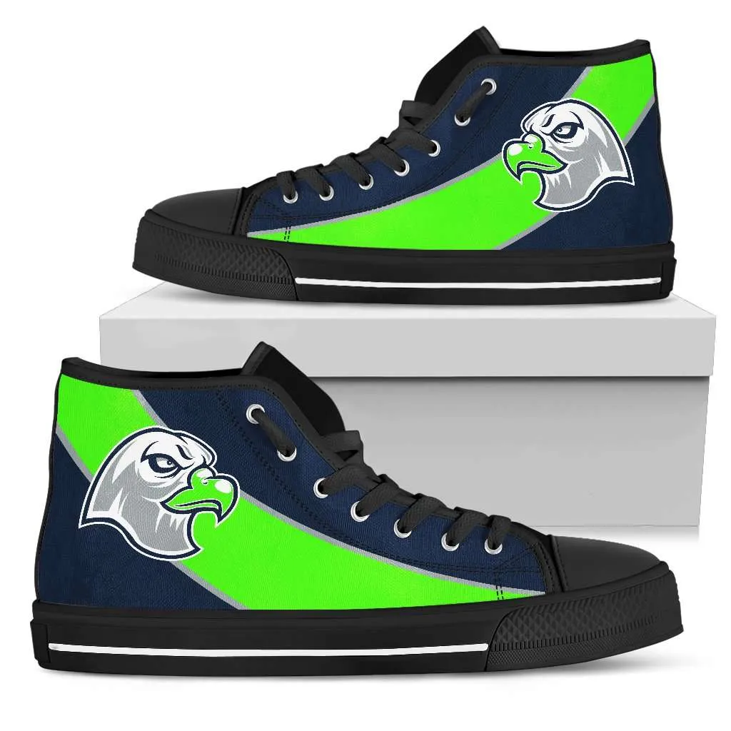 Fan Art Seattle Canvas High Top Shoes