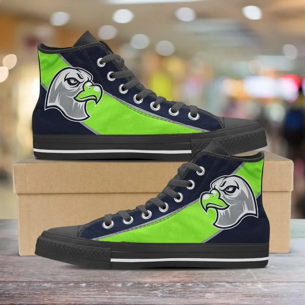 Fan Art Seattle Canvas High Top Shoes