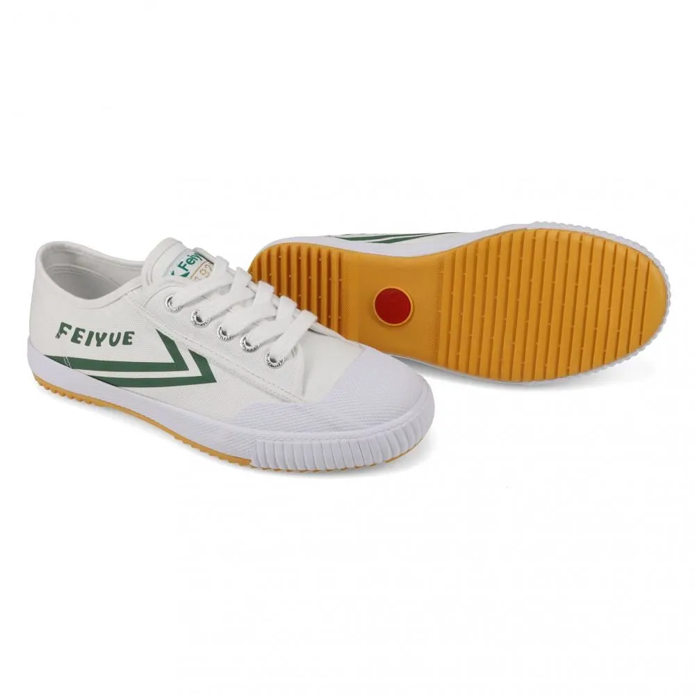 Feiyue Footwear Fe Lo 1920 Canvas Martial Arts/Gym/Lifing Shoes - White / Green