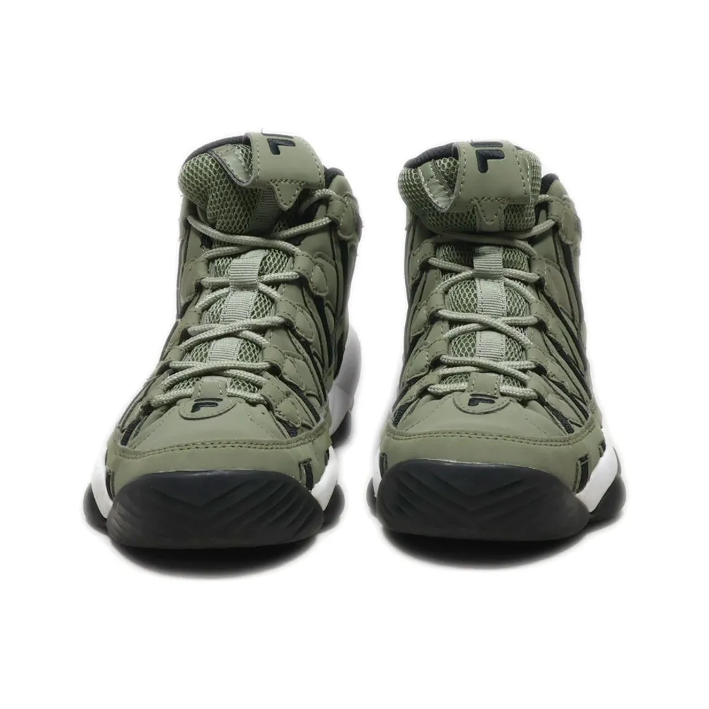 Fila Stackhouse Spaghetti Sport Shoes Leather Green Colour For Women