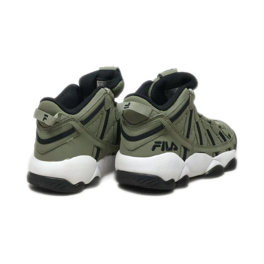 Fila Stackhouse Spaghetti Sport Shoes Leather Green Colour For Women