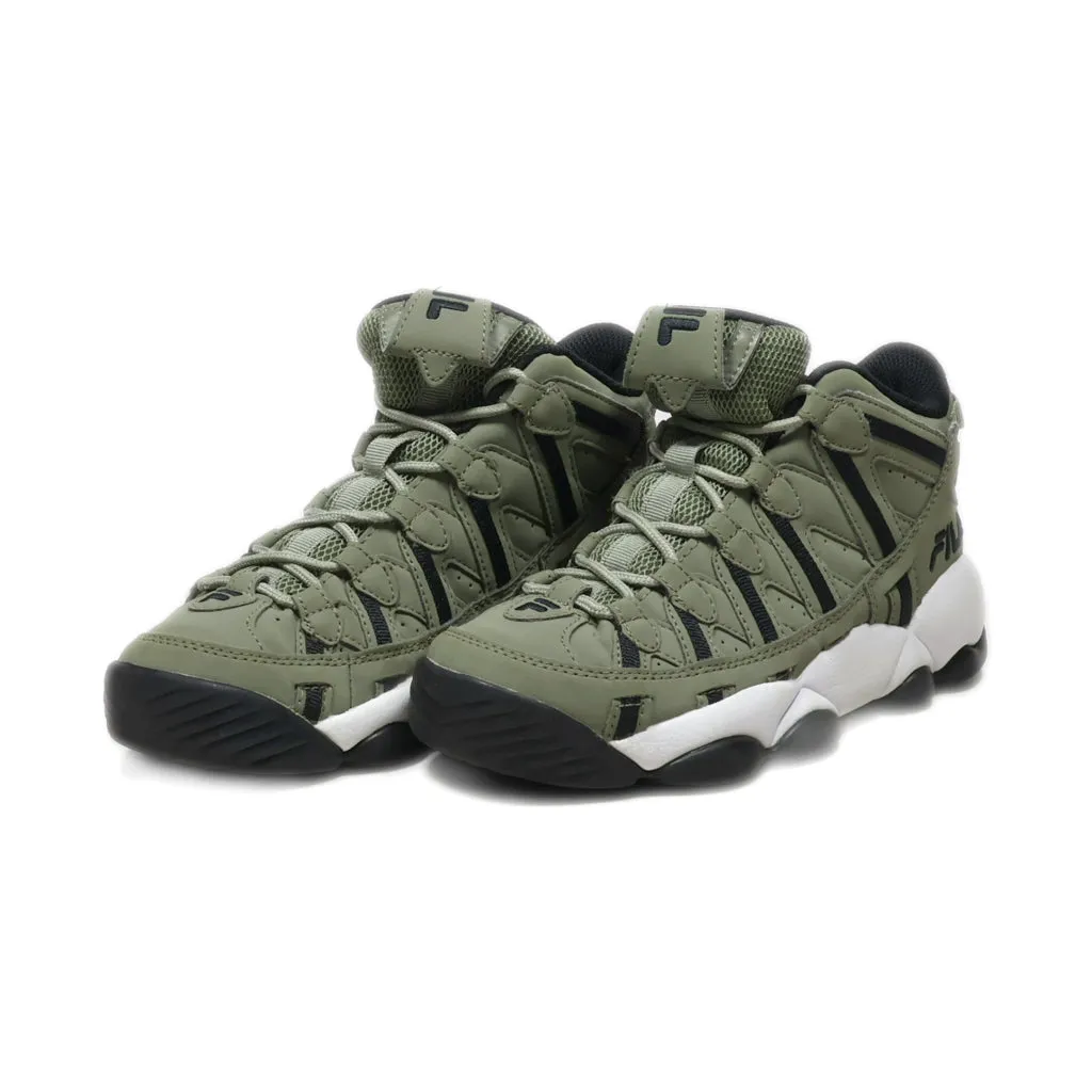 Fila Stackhouse Spaghetti Sport Shoes Leather Green Colour For Women